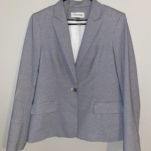 Calvin Klein Checkered Blazer
